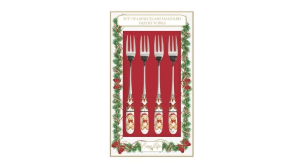 R2S.969MNOE Rozsdamentes süteményes villaszett 4 db-os