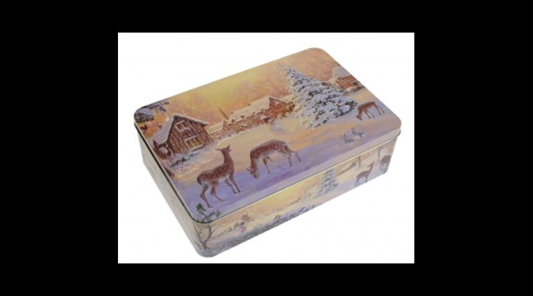 GAW.7355/019 Konyhai fémdoboz dombornyomott 355x235x100mm