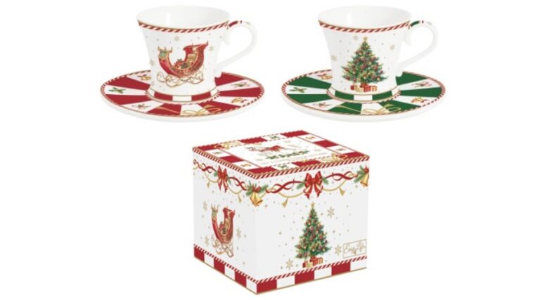 R2S.1797CTAL Porcelán eszpresszócsésze+alj 2 személyes