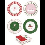 R2S.3116CTWI Porcelán desszerttányérszett 4db-os