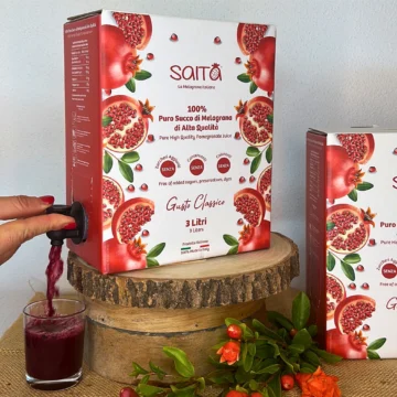 Gránátalma lé 100% préselt Saitá  3 lit