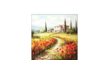 AMB.12520635 Tuscan house papírszalvéta 25x25cm