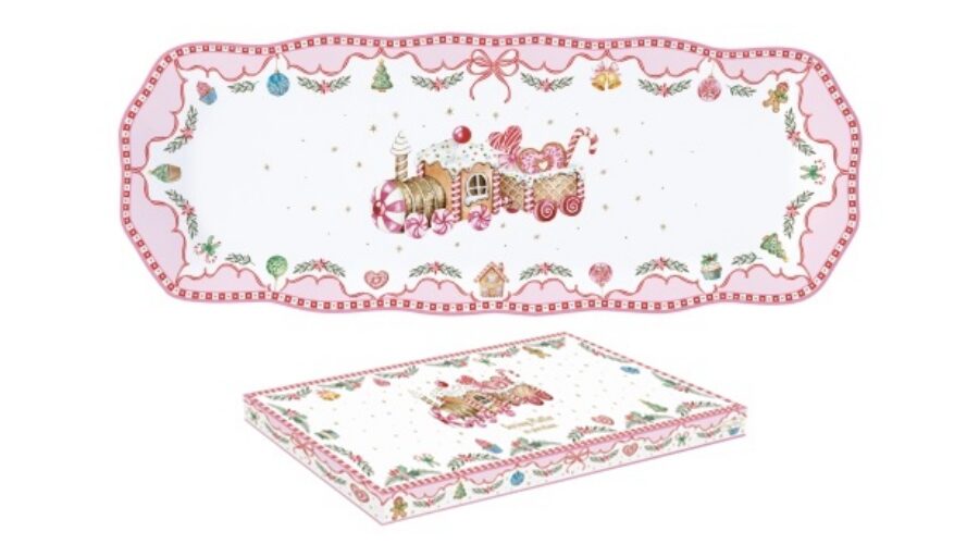 R2S.1482SWEC Porcelántálca 37x14cm