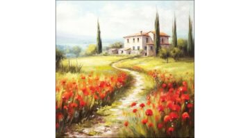 AMB.13320635 Tuscan house papírszalvéta 33x33cm