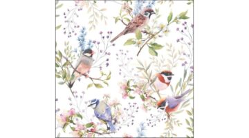 AMB.13320390 Busy birds papírszalvéta 33x33cm