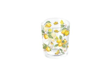 AMB.17320365 Fresh lemons white üveg mécsestartó 5