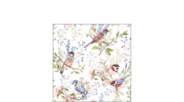AMB.12520390 Busy birds papírszalvéta 25x25cm