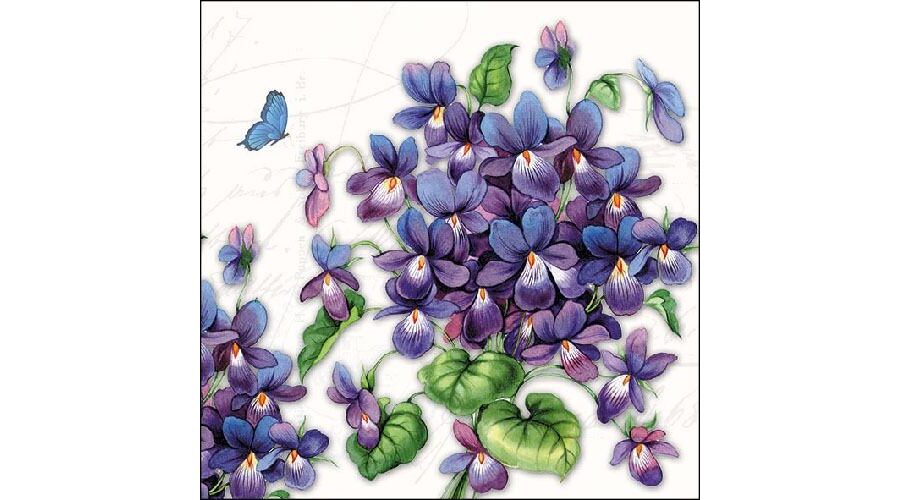 AMB.13309730 Viola papírszalvéta 33x33cm