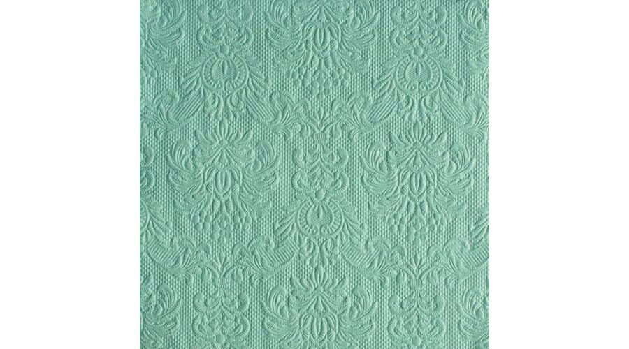 AMB.13311110 Elegance pale aqua dombornyomott papírszalvéta 33x33cm