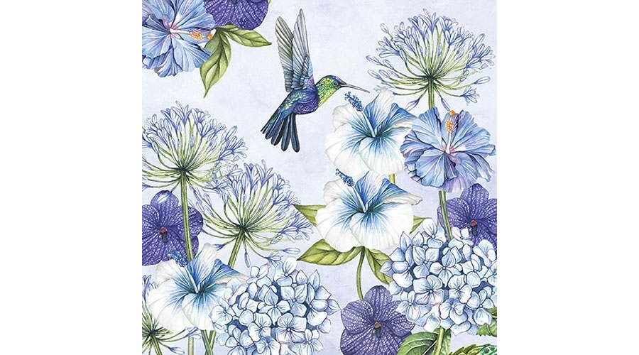 AMB.13313250 Hummingbird papírszalvéta 33x33cm