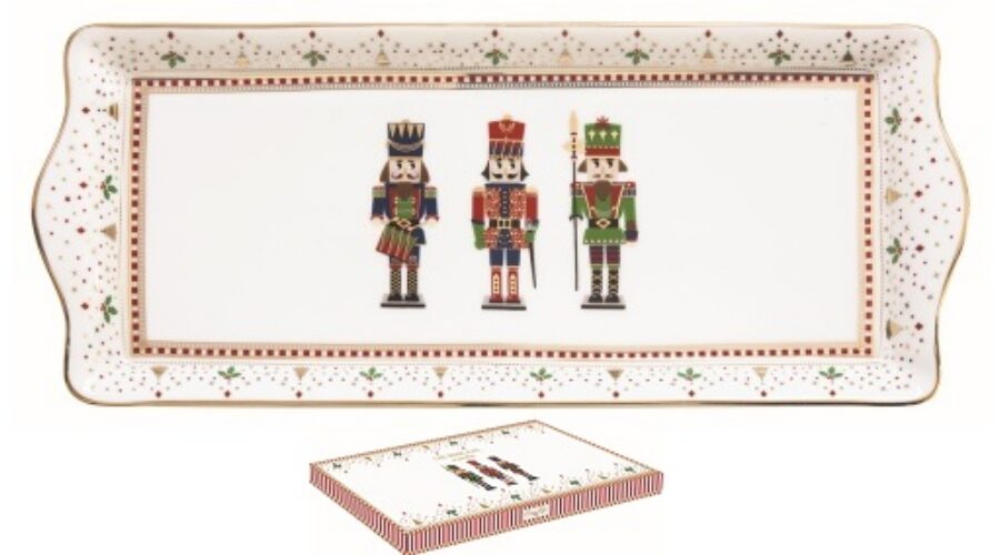 R2S.1109NUTC Porcelántálca 35x15cm dobozban