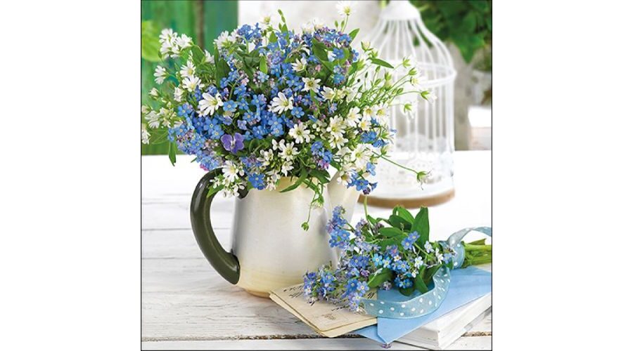 AMB.13316270 Forget Me Not papírszalvéta 33x33cm