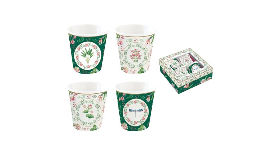 R2S.176BOCH Porcelán kávéspohár 4db-os szett