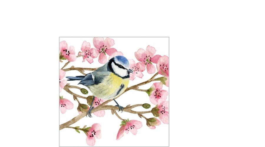 PPD.B125002995 Oiseau Printemps papírszalvéta 25x25cm