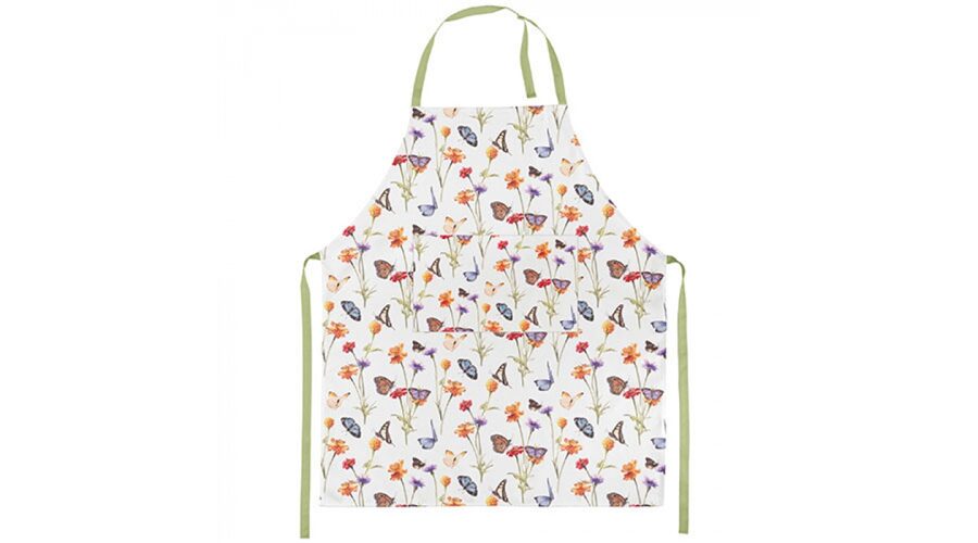 AMB.16719335 Butterfly garden white kötény 70x85cm