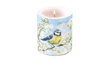 AMB.19320355 Blossom time átvilágítós gyertya 10x10cm