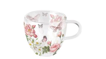 AMB.14420375 Amelia white duplafalú borosilicate üvegcsésze 0