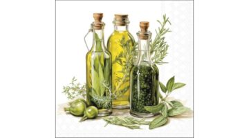 AMB.13320645 Oils and herbs papírszalvéta 33x33cm