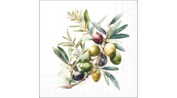 AMB.13320650 Olive branch papírszalvéta 33x33cm
