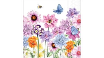 AMB.13320430 Sweet flowers papírszalvéta 33x33cm