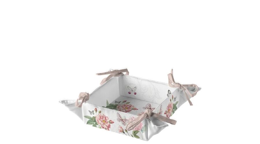 AMB.16920375 Amelia white kenyérkosár 20x20x7cm