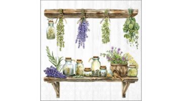 AMB.13320655 Herb kitchen papírszalvéta 33x33cm