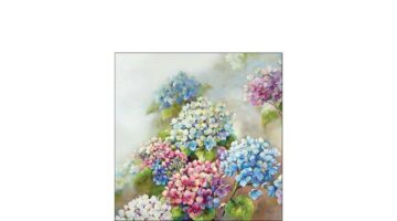 AMB.12519560 Hydrangea shades papírszalvéta 25x25cm