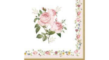 R2S.414CHRO Papírszalvéta 33x33cm