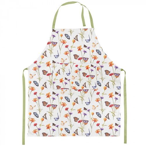 Butterfly garden white kötény 70x85cm, 100% pamut