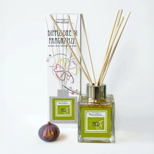 Diffúzor-Calabriai illóolaj rattanpálcával, 100ml, Fico (Füge)
