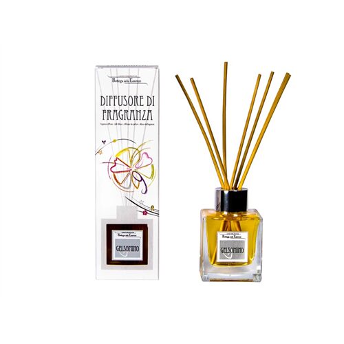Diffúzor-Calabriai illóolaj rattanpálcával, 100ml, Gelsomino (Jázmin)