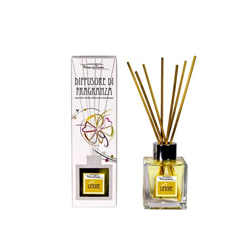 Diffúzor-Calabriai illóolaj rattanpálcával, 100ml, Limone (Citrom)