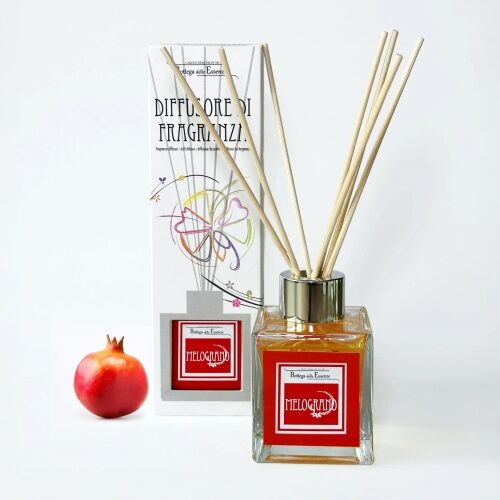 Diffúzor-Calabriai illóolaj rattanpálcával, 100ml, Melograno (Gránátalma)