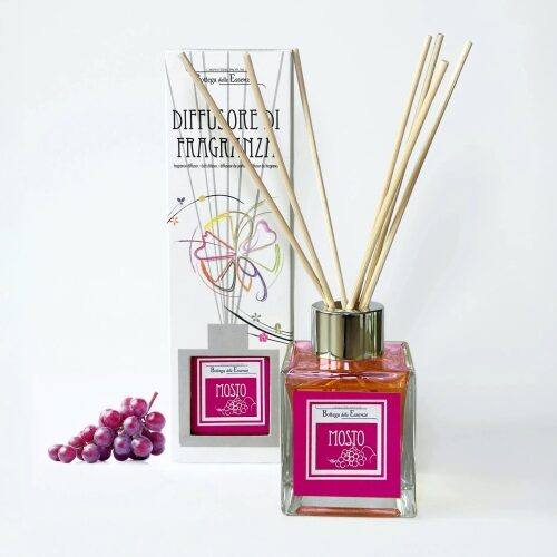 Diffúzor-Calabriai illóolaj rattanpálcával, 100ml, Mosto (Must)
