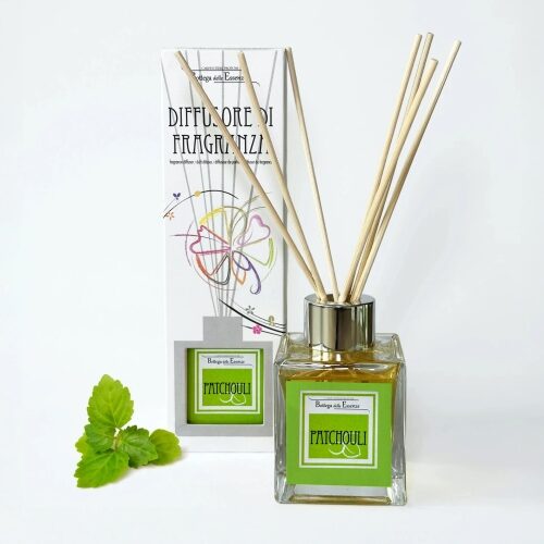 Diffúzor-Calabriai illóolaj rattanpálcával, 100ml, Patchouli (Pacsuli)