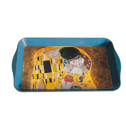 Fémtálca 32x2x19cm,Klimt:The Kiss