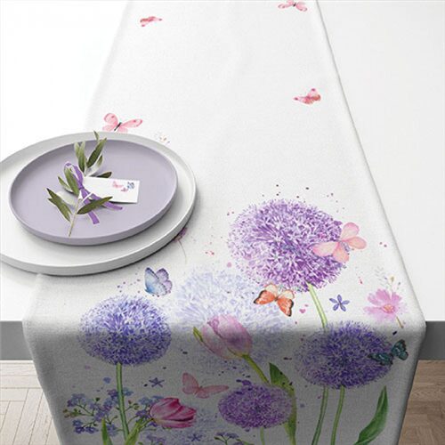 Flower beauty asztali futó 40x150cm,100% pamut