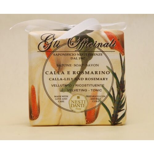Gli Officinali, kála, liliom és rozmaring szappan 200g