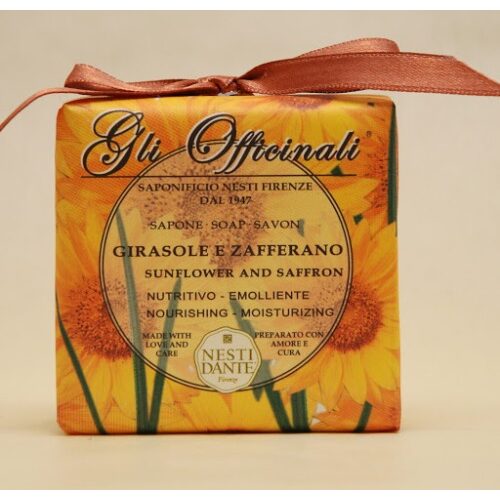 Gli Officinali, napraforgó és sáfrány szappan 200g