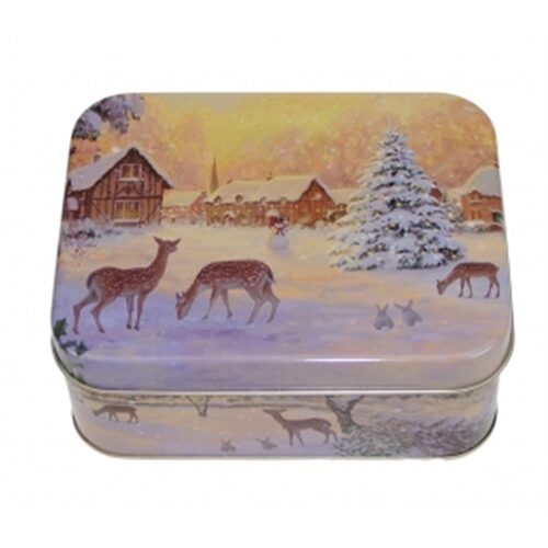 Konyhai fémdoboz 147x114x57mm, Winter Nostalgia