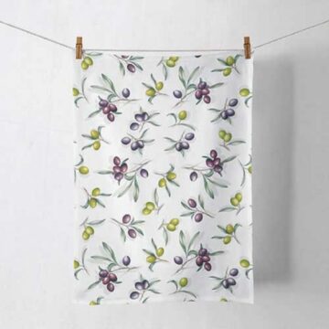 Konyharuha Finom Olívák 50x70cm, 100% pamut