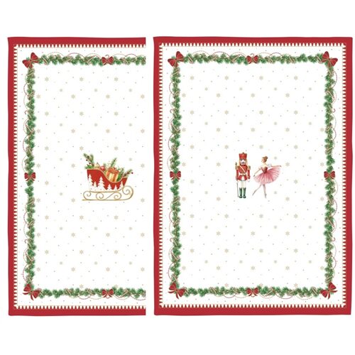 Konyharuhaszett 2 db-os 50x70cm, 100% pamut, Magie de Noel
