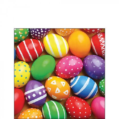 Painted Easter eggs papírszalvéta 25x25cm, 20db-os