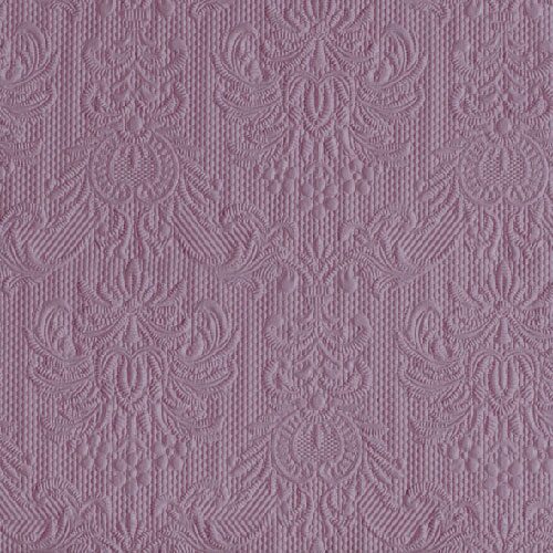 Papírszalvéta Elegance Halvány Lila dombornyomott 33x33cm, 15db-os