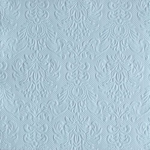 Papírszalvéta Elegance Halványkék dombornyomott 33x33cm, 15db-os