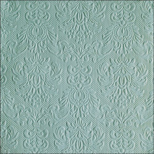 Papírszalvéta Elegance light sage dombornyomott, 40x40cm, 15db-os