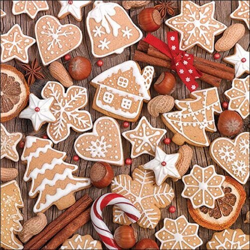 Papírszalvéta Flavoured cookies 33x33cm, 20db-os
