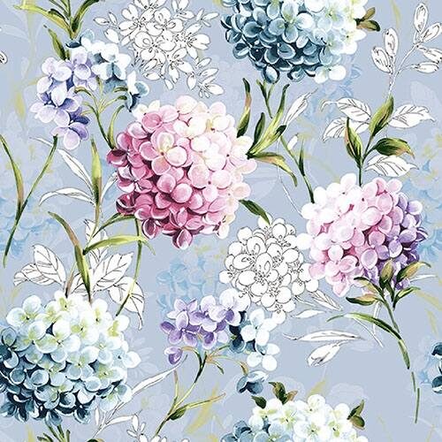 Papírszalvéta Horana kék 33x33cm, 20db-os