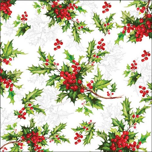 Papírszalvéta Ilex all over 33x33cm, 20db-os