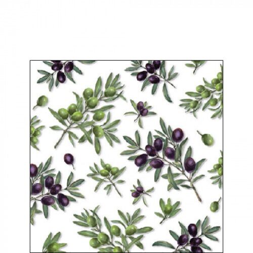 Papírszalvéta Olívabogyók Mindenhol 25x25cm, 20db-os